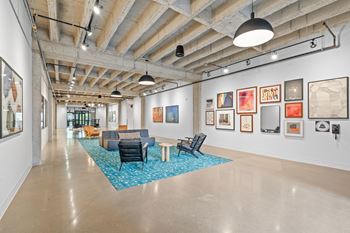 Several gathering spaces